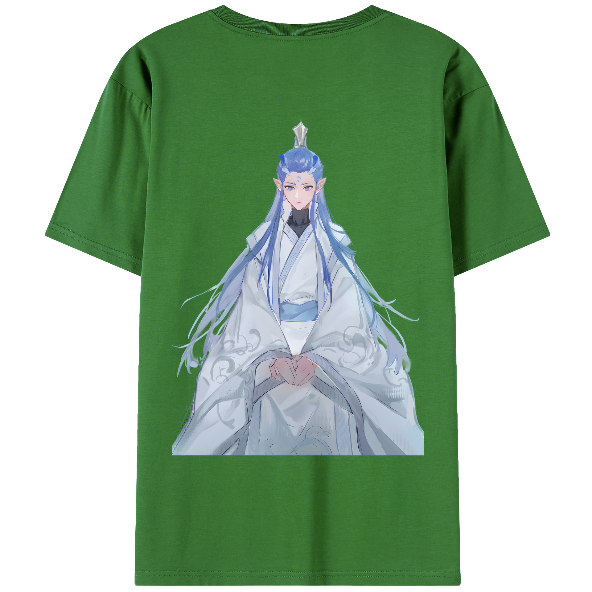 （画像用） Ne Zha 2 ナタ 魔童の大暴れ レディース半袖Tシャツ(バックプリント)